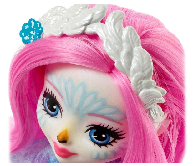 Mattel Enchantimals lalka ze zwierzątkiem Saffi Swan - 447879 - zdjęcie 3